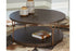 Brazburn Dark Brown/Gold Finish Coffee Table - T185-8 - Bien Home Furniture & Electronics