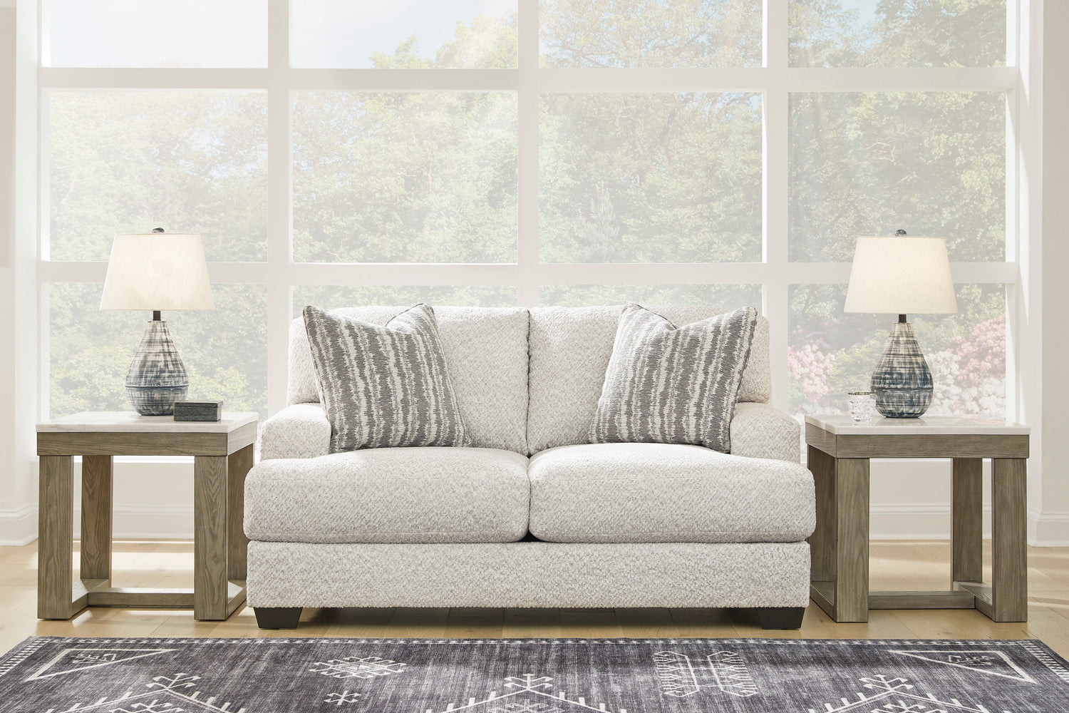 Brebryan Flannel Living Room Set - SET | 3440138 | 3440135 - Bien Home Furniture &amp; Electronics