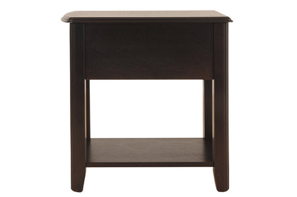 Breegin Almost Black Chairside End Table - T007-371 - Bien Home Furniture &amp; Electronics