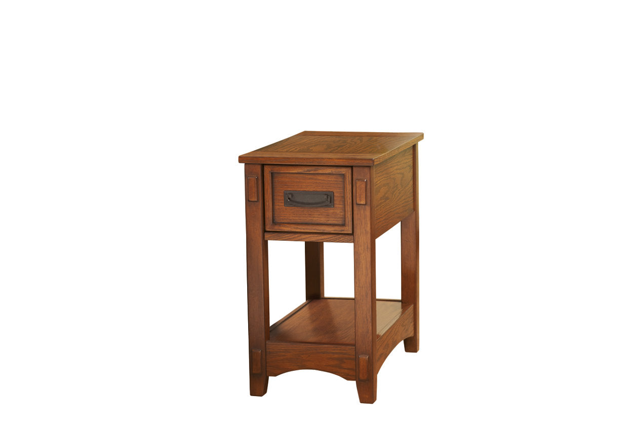 Breegin Brown Chairside End Table - T007-319 - Bien Home Furniture &amp; Electronics