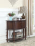 Brenda Brown Console Table with Curved Front - 950059 - Bien Home Furniture & Electronics