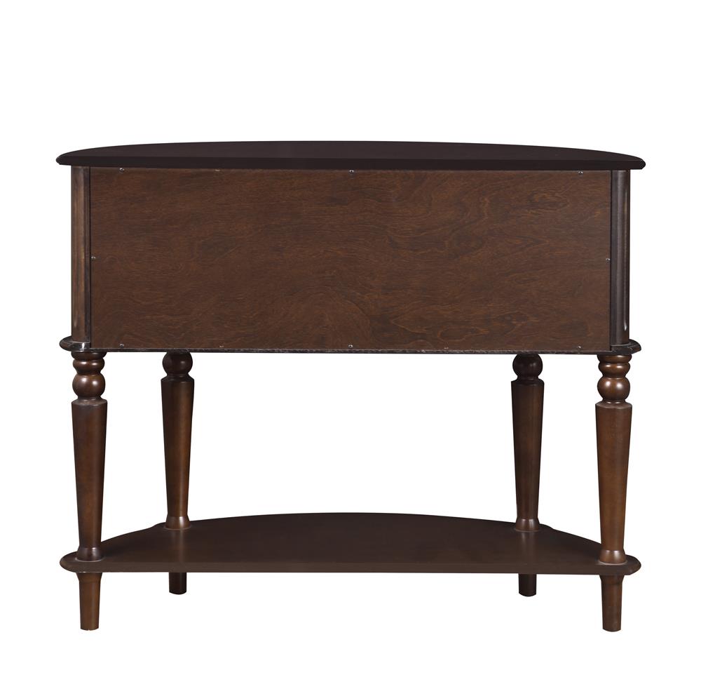 Brenda Brown Console Table with Curved Front - 950059 - Bien Home Furniture &amp; Electronics