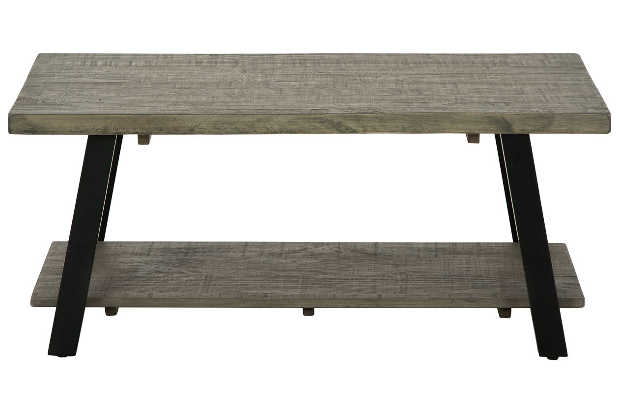 Brennegan Gray/Black Coffee Table - T323-1 - Bien Home Furniture &amp; Electronics