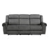 Brennen Charcoal Double Reclining Sofa - 9204CC-3 - Bien Home Furniture & Electronics