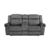 Brennen Charcoal Power Double Reclining Loveseat - 9204CC-2PW - Bien Home Furniture & Electronics