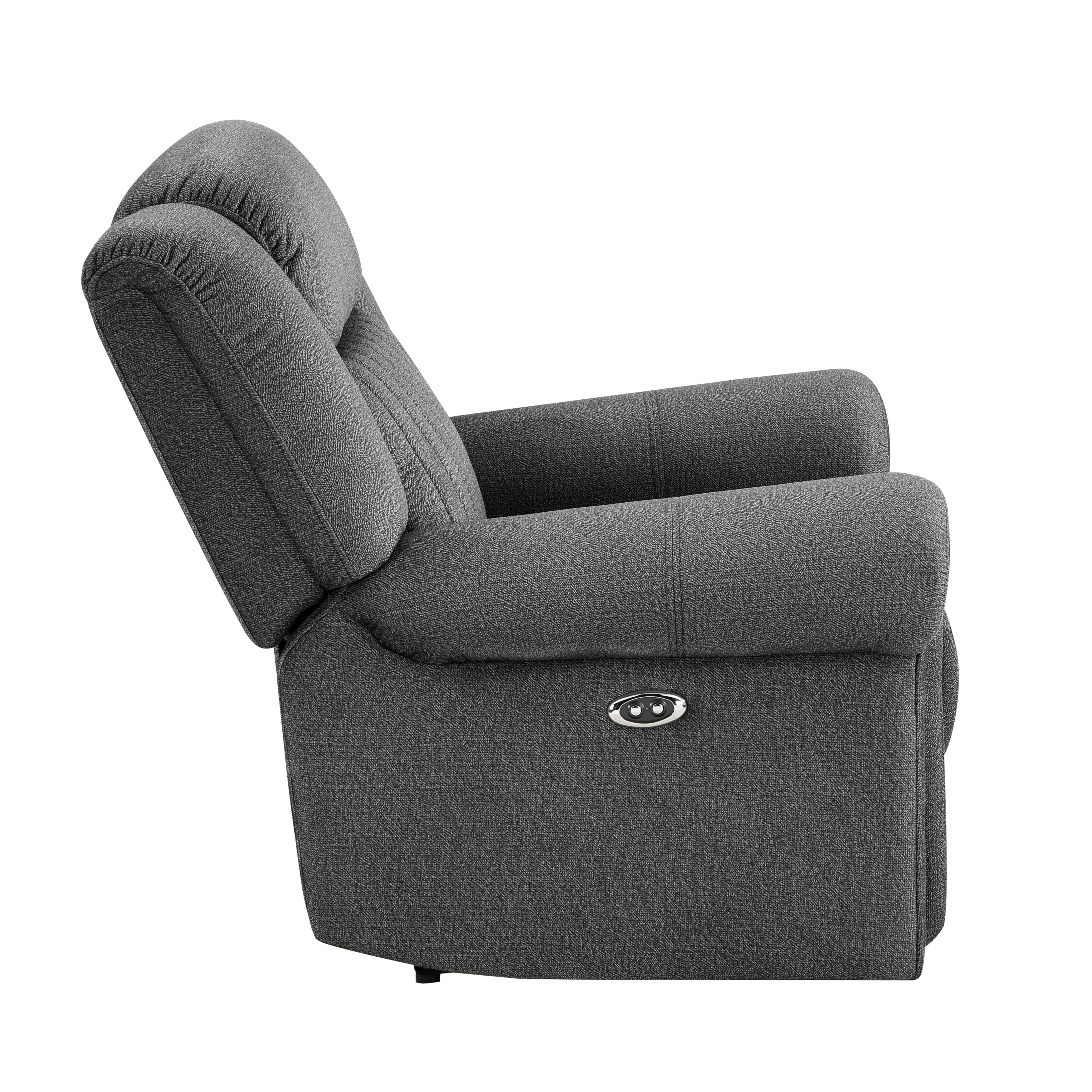 Brennen Charcoal Power Reclining Chair - 9204CC-1PW - Bien Home Furniture &amp; Electronics