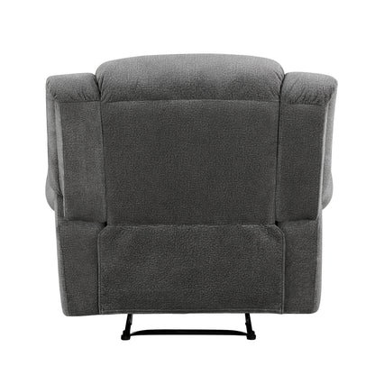 Brennen Charcoal Reclining Chair - 9204CC-1 - Bien Home Furniture &amp; Electronics