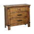 Brenner 3-Drawer Night Stand Rustic Honey - 205262 - Bien Home Furniture & Electronics