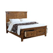 Brenner California King Storage Bed Rustic Honey - 205260KW - Bien Home Furniture & Electronics