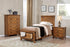 Brenner Rustic Honey Storage Platform Youth Bedroom Set - SET | 205260T | 205262 | 205265 - Bien Home Furniture & Electronics