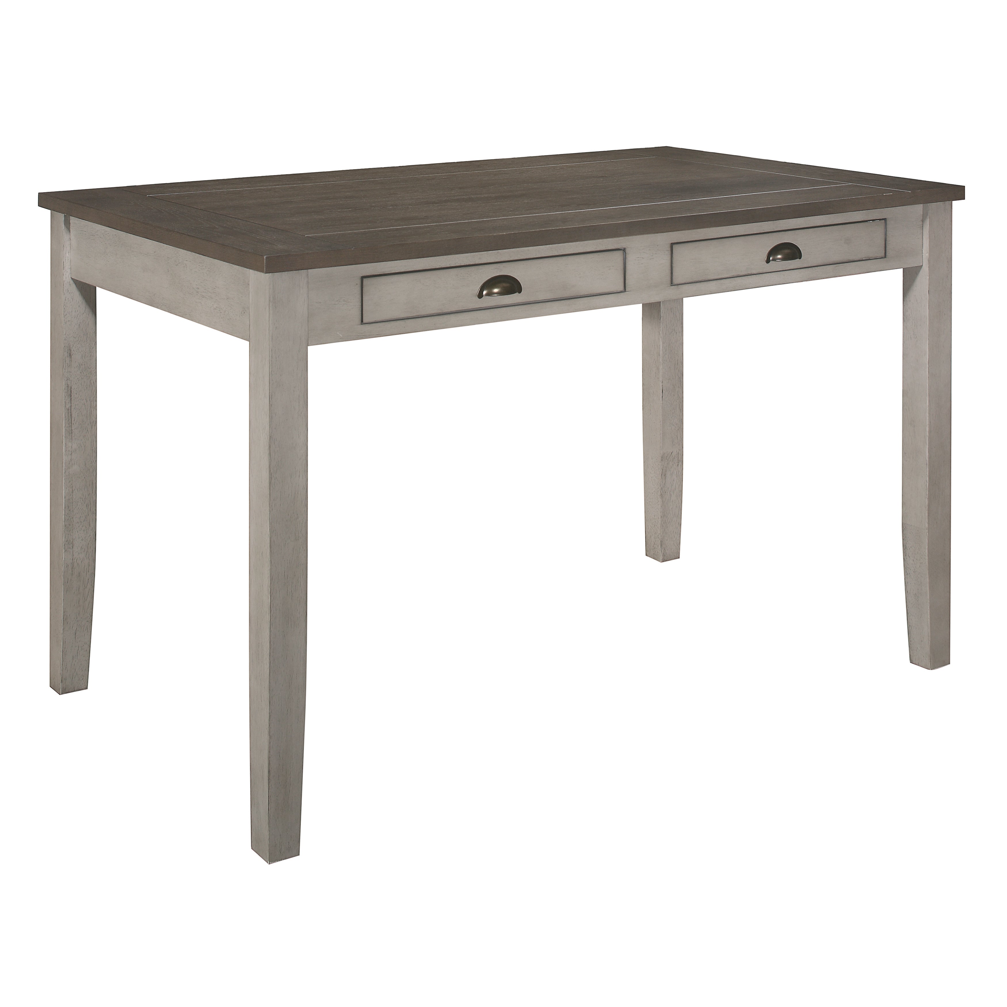 Brightleaf Brown/Light Gray Counter Height Table - 5803RF-36 - Bien Home Furniture &amp; Electronics