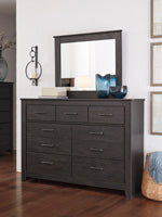 Brinxton Charcoal Bedroom Mirror (Mirror Only) - B249-36 - Bien Home Furniture &amp; Electronics