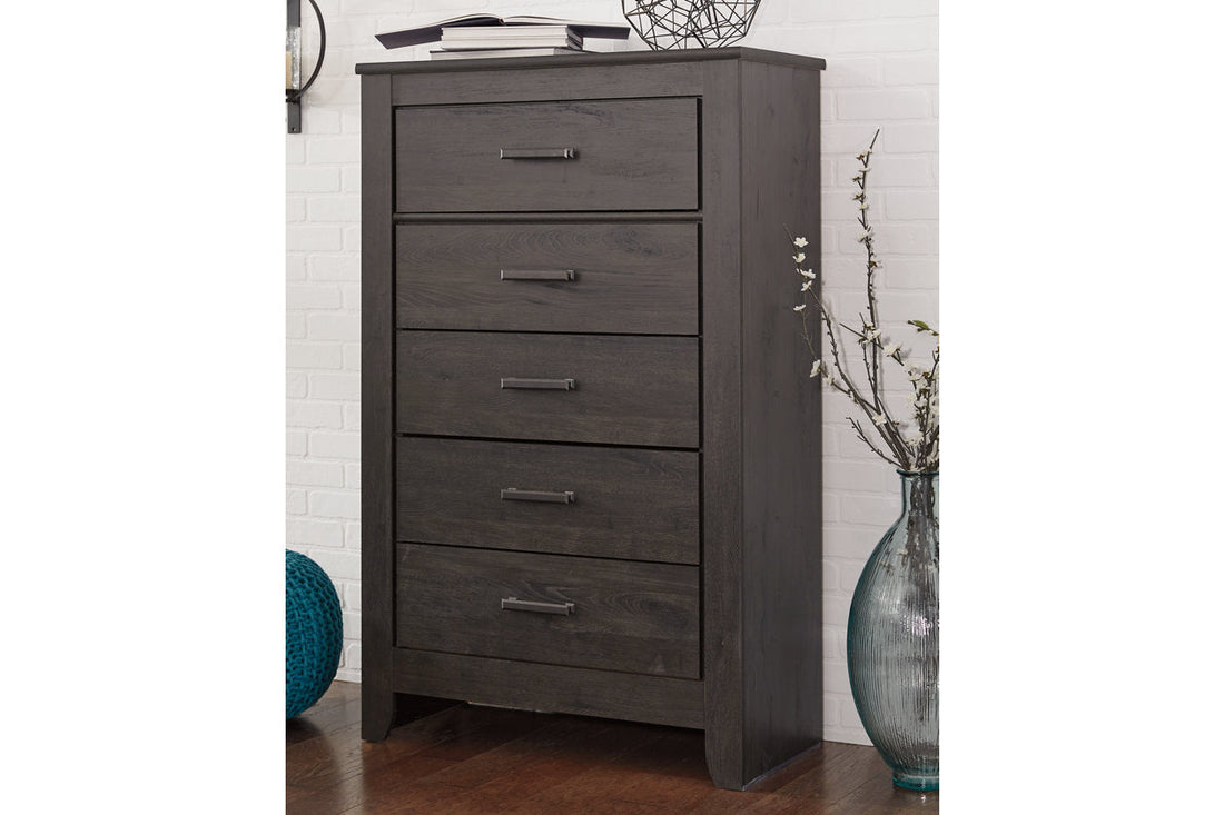 Brinxton Charcoal Chest of Drawers - B249-46 - Bien Home Furniture &amp; Electronics