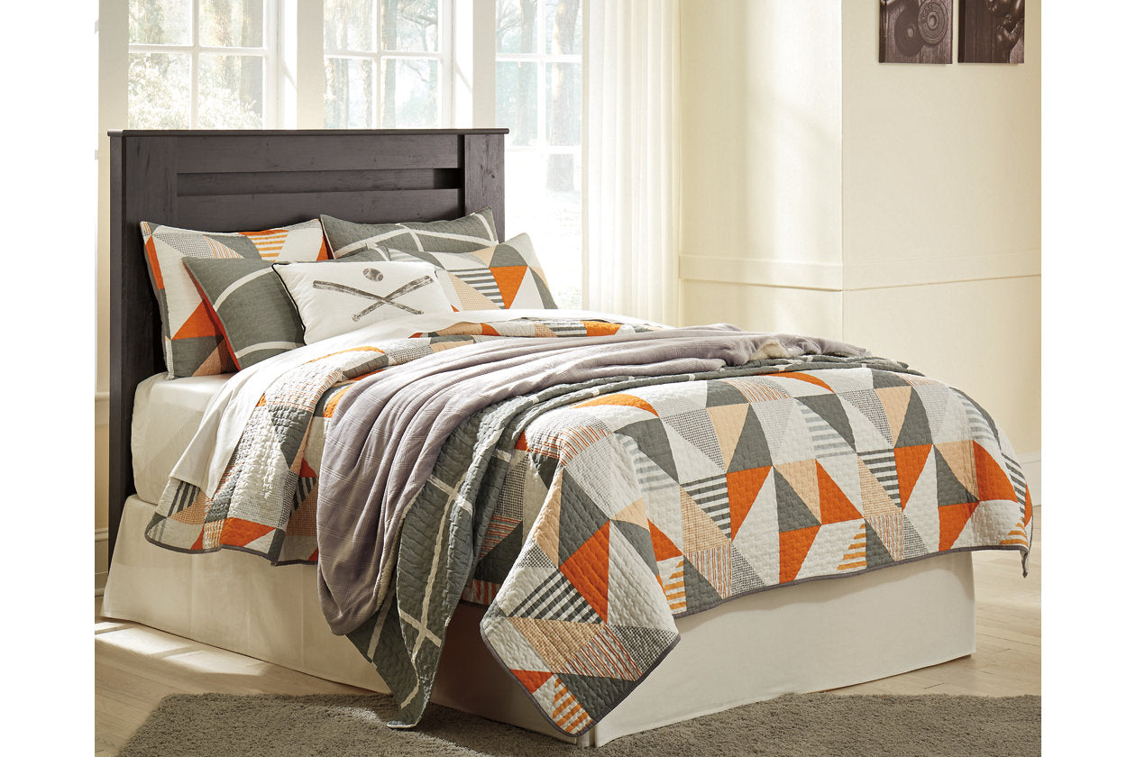 Brinxton Charcoal Full Panel Headboard - B249-87 - Bien Home Furniture &amp; Electronics