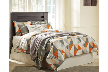 Brinxton Charcoal Full Panel Headboard - B249-87 - Bien Home Furniture &amp; Electronics