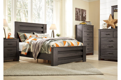 Brinxton Charcoal Full Panel Headboard - B249-87 - Bien Home Furniture &amp; Electronics
