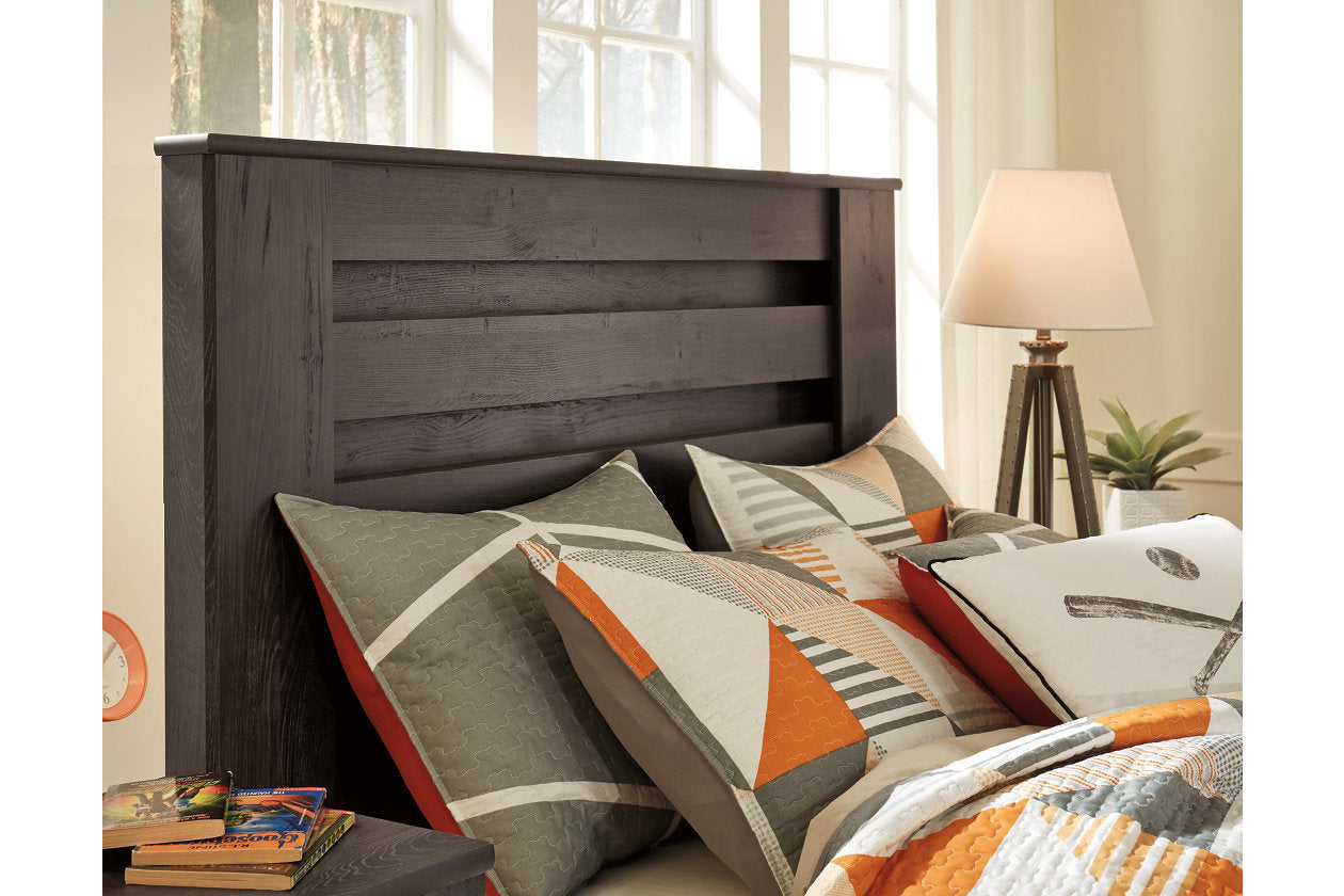 Brinxton Charcoal Full Panel Headboard - B249-87 - Bien Home Furniture &amp; Electronics