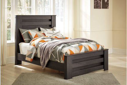 Brinxton Charcoal Full Panel Headboard - B249-87 - Bien Home Furniture &amp; Electronics