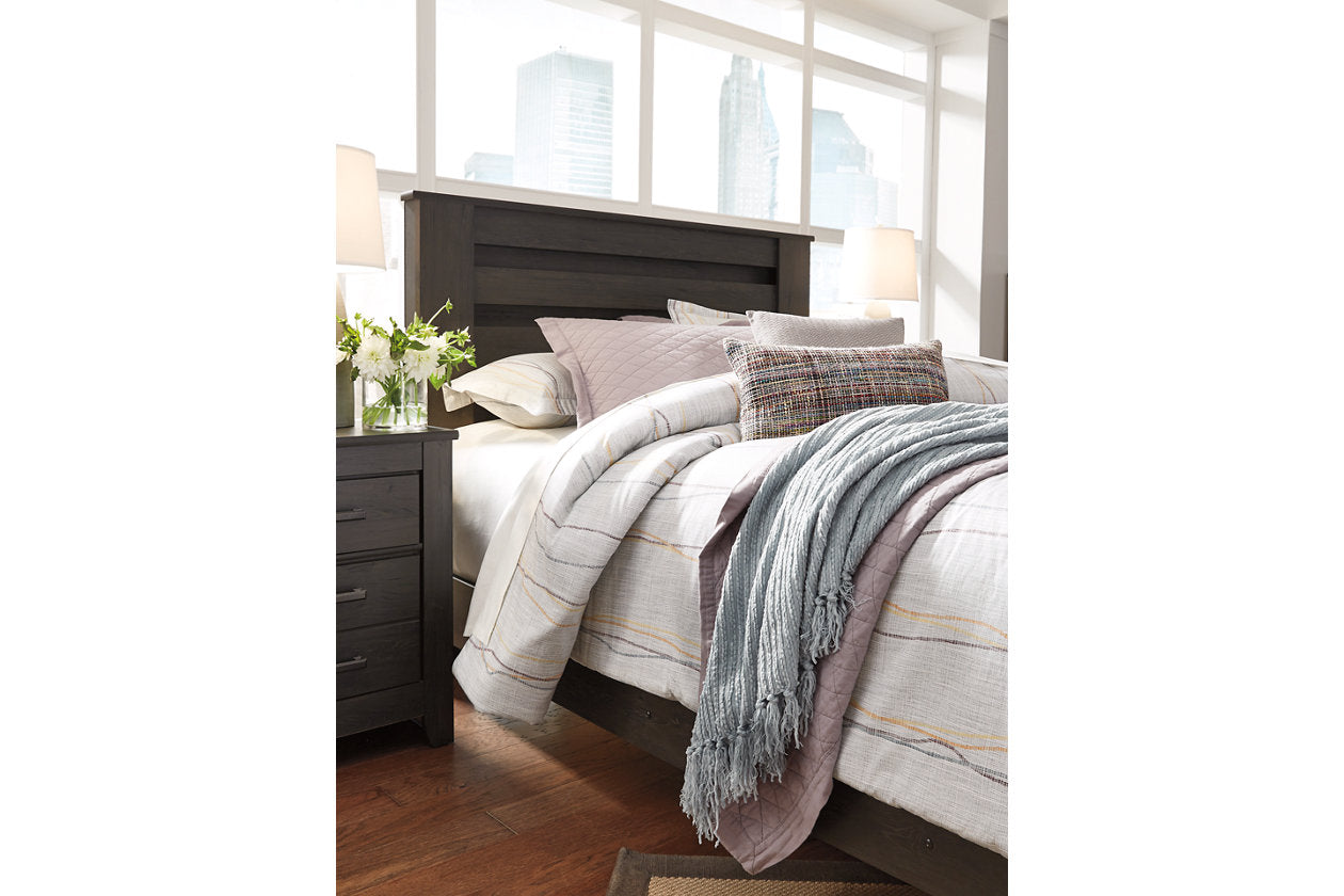 Brinxton Charcoal King/California King Panel Headboard - B249-68 - Bien Home Furniture &amp; Electronics