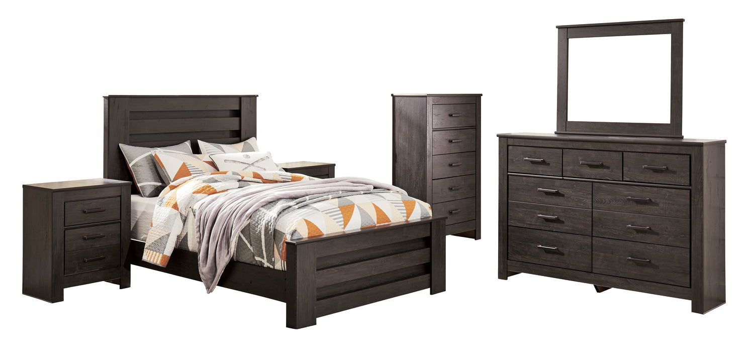 Brinxton Charcoal Panel Youth Bedroom Set - SET | B249-84 | B249-86 | B249-87 | B249-31 | B249-36 | B249-92 | B249-46 - Bien Home Furniture &amp; Electronics