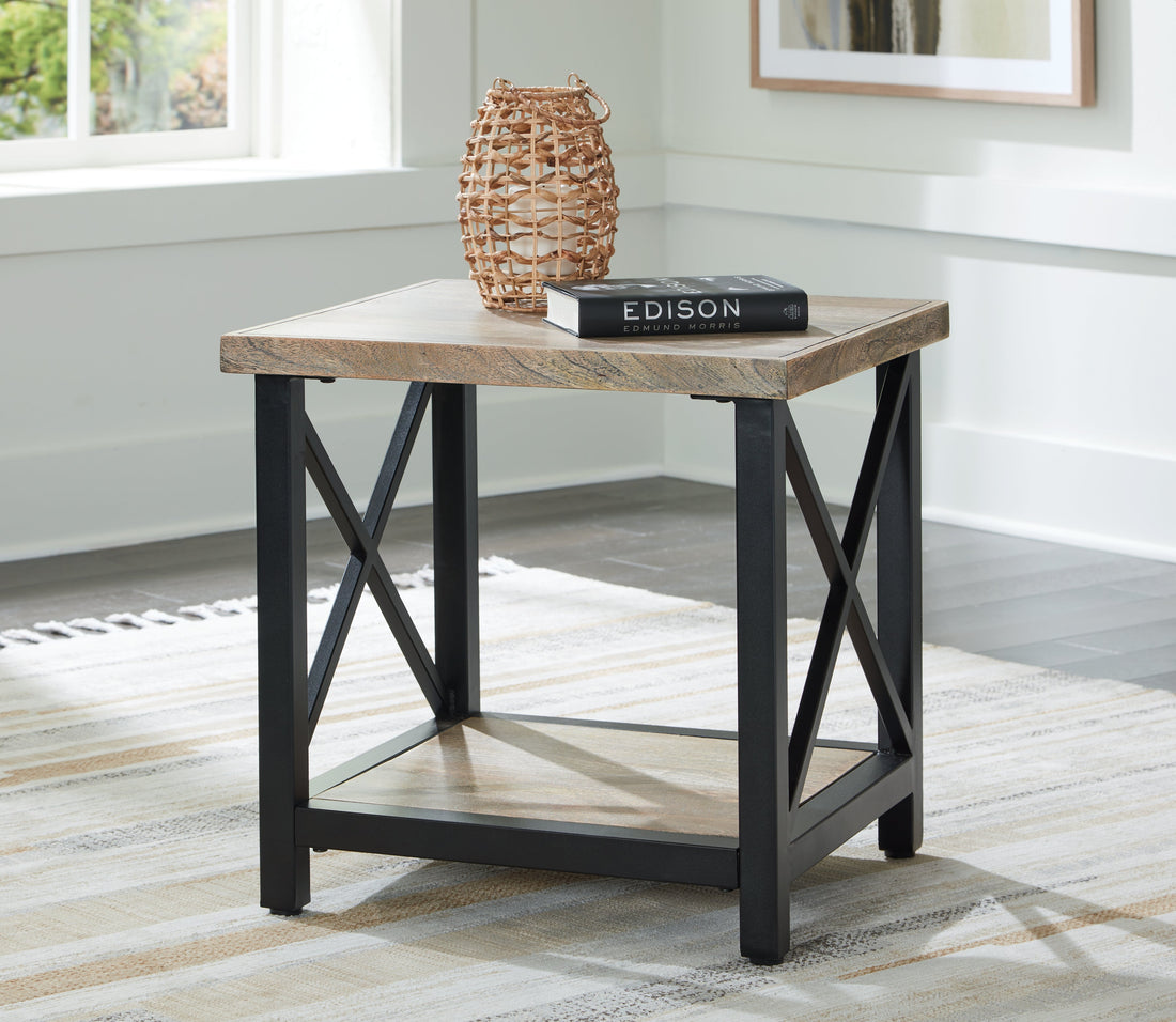 Bristenfort Brown/Black End Table - T685-3 - Bien Home Furniture &amp; Electronics