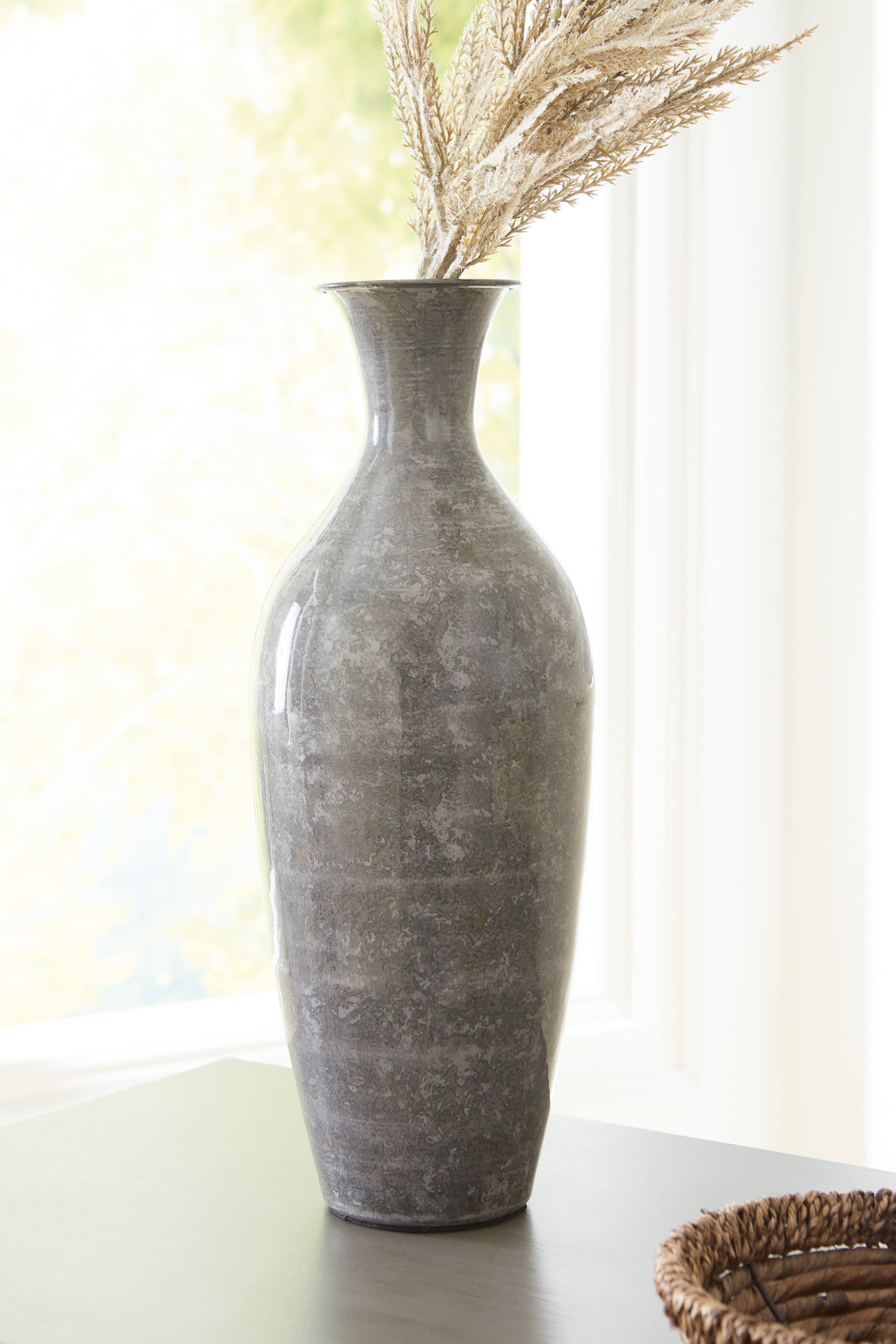 Brockwich Antique Gray Vase - A2000588 - Bien Home Furniture &amp; Electronics