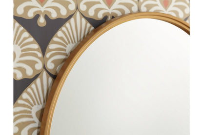 Brocky Gold Finish Accent Mirror - A8010211 - Bien Home Furniture &amp; Electronics