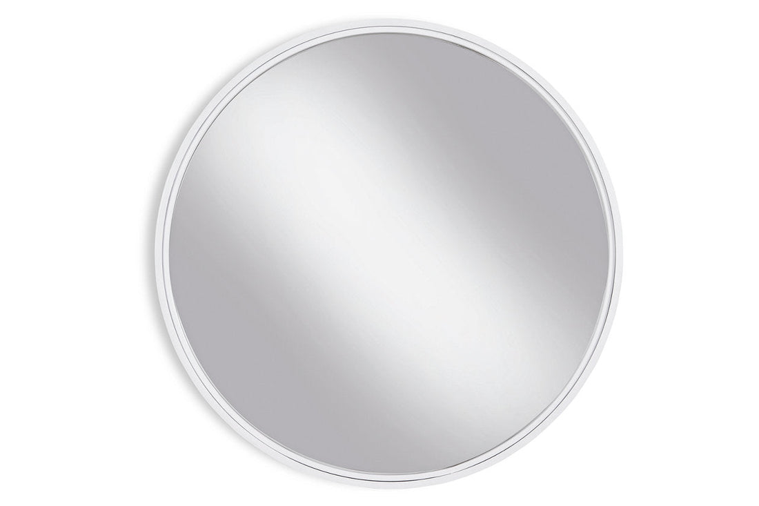 Brocky White Accent Mirror - A8010292 - Bien Home Furniture &amp; Electronics