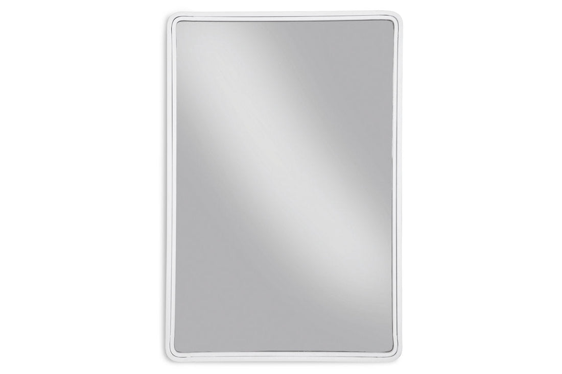 Brocky White Accent Mirror - A8010293 - Bien Home Furniture &amp; Electronics
