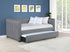 Brodie Gray Upholstered Twin Daybed with Trundle - 300554 - Bien Home Furniture & Electronics