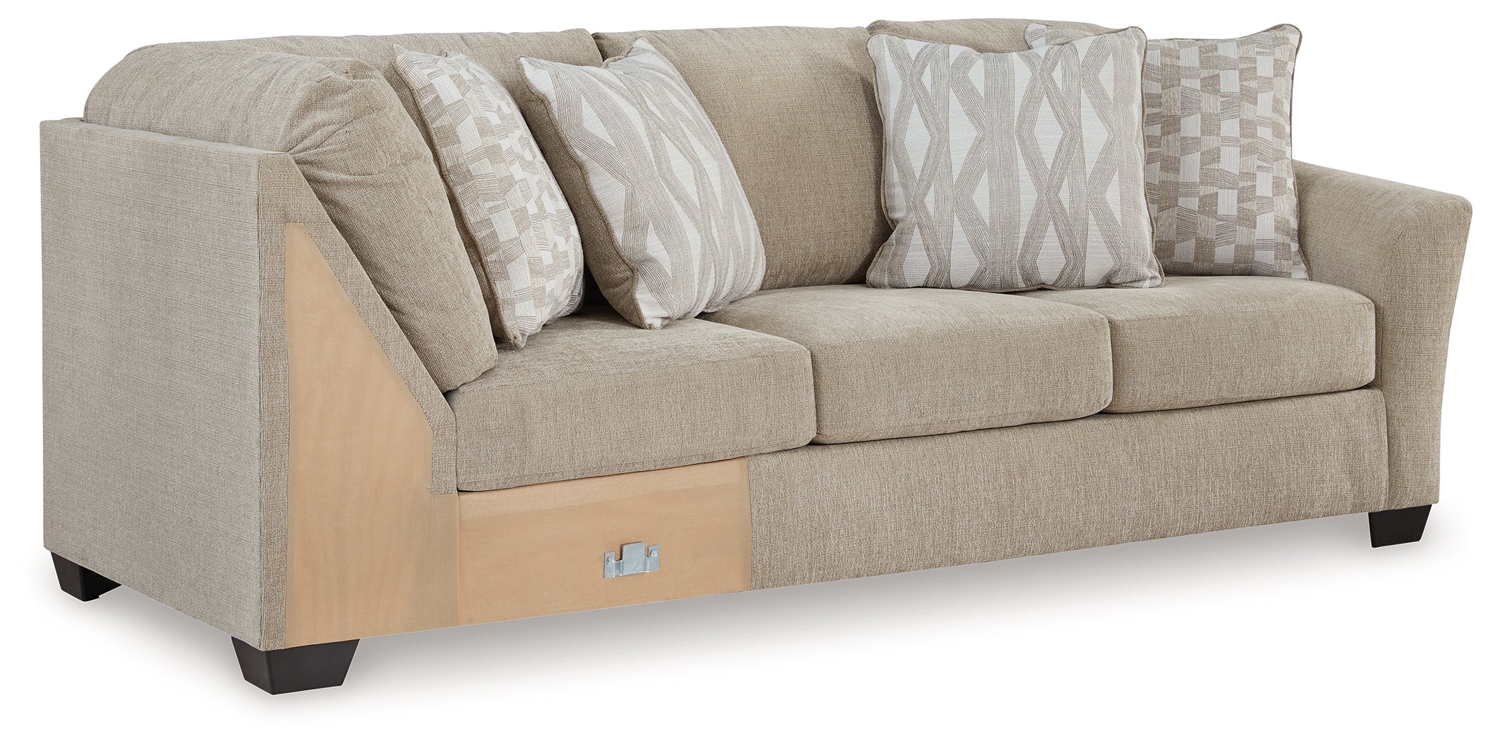 Brogan Bay Cork Right-Arm Facing Sofa with Corner Wedge - 5270549 - Bien Home Furniture &amp; Electronics