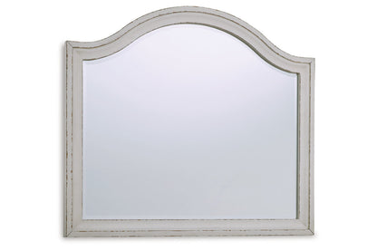 Brollyn Chipped White Bedroom Mirror (Mirror Only) - B773-36 - Bien Home Furniture &amp; Electronics