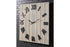 Bronson Whitewash/Black Wall Clock - A8010179 - Bien Home Furniture & Electronics