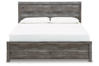 Bronyan Dark Gray King Panel Bed - SET | B1290-72 | B1290-99 - Bien Home Furniture &amp; Electronics