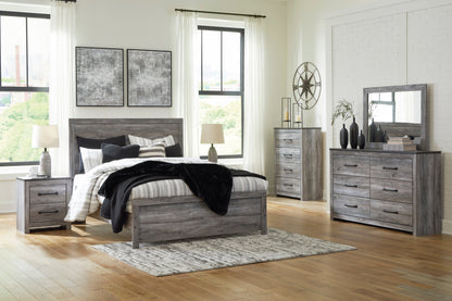 Bronyan Dark Gray Panel Bedroom Set - SET | B1290-72 | B1290-99 | B1290-31 | B1290-36 | B1290-92 | B1290-44 - Bien Home Furniture &amp; Electronics