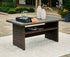 Brook Ranch Brown Outdoor Multi-use Table - P465-625 - Bien Home Furniture & Electronics