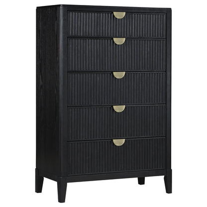 Brookmead 5-piece Eastern King Bedroom Set Black - 224711KE-S5 - Bien Home Furniture &amp; Electronics