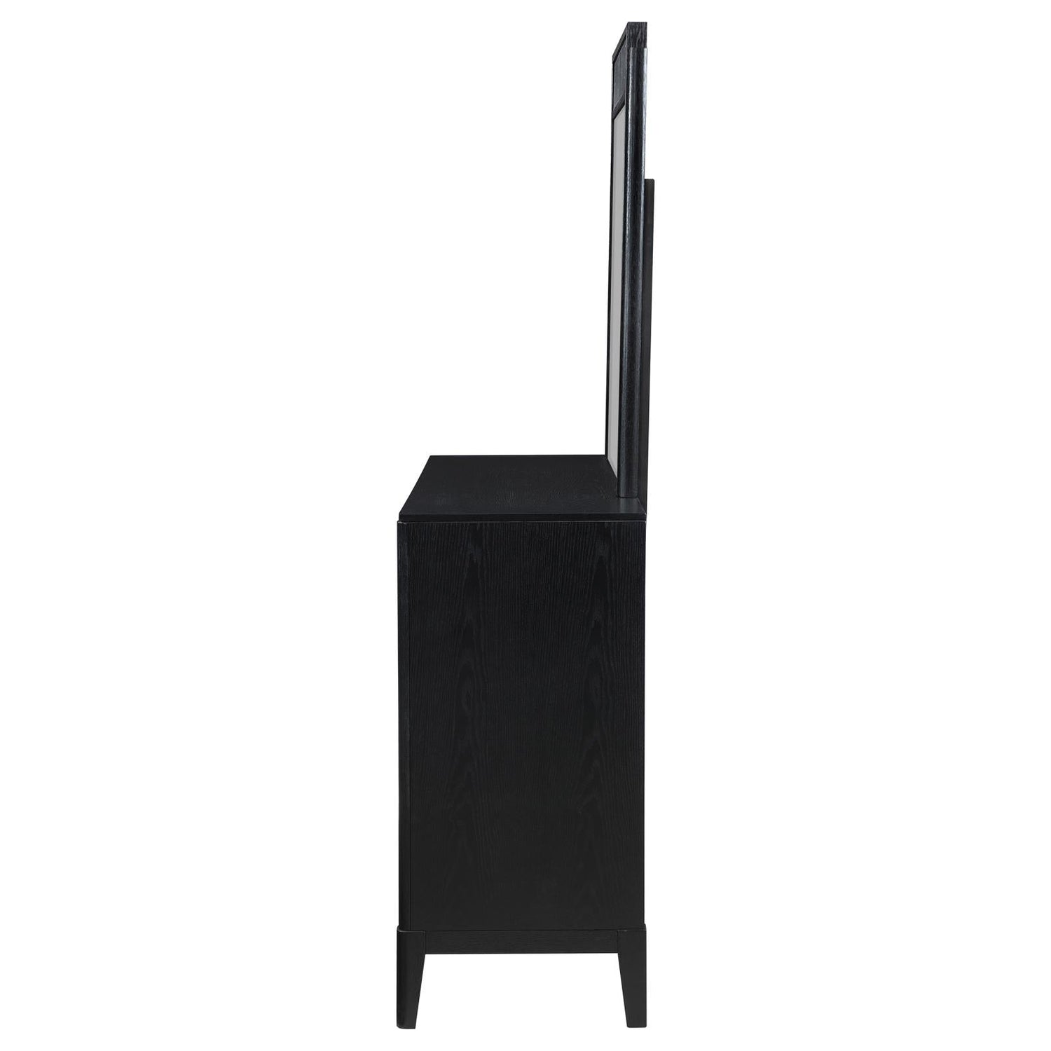 Brookmead 8-drawer Bedroom Dresser with Mirror Black - 224713M - Bien Home Furniture &amp; Electronics