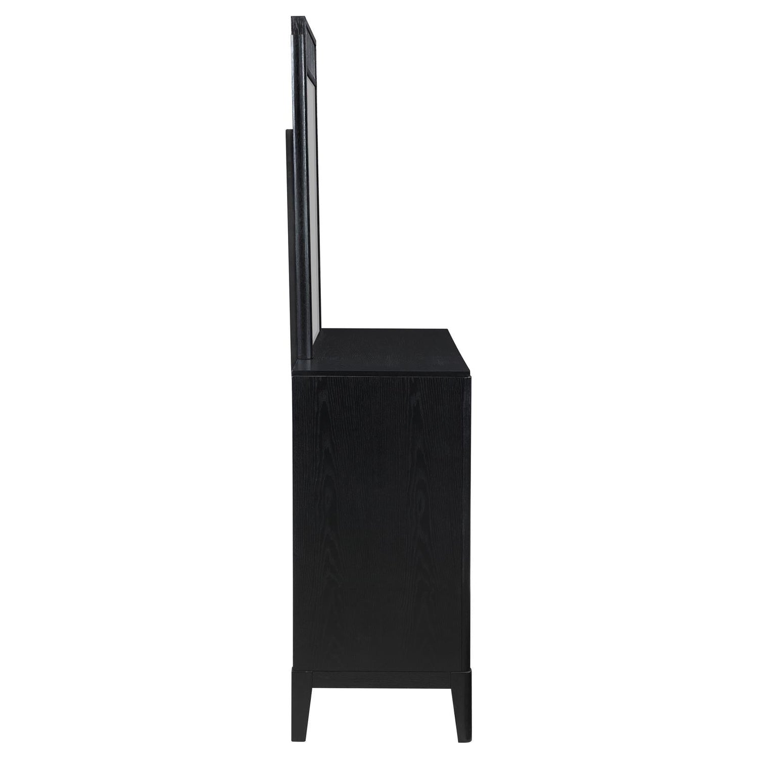 Brookmead 8-drawer Bedroom Dresser with Mirror Black - 224713M - Bien Home Furniture &amp; Electronics