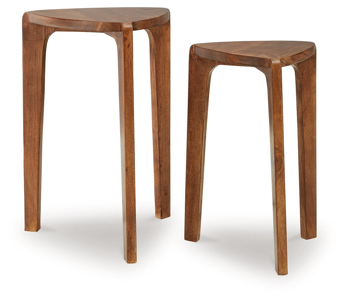 Brynnleigh Medium Brown Accent Table (Set of 2) - A4000607 - Bien Home Furniture &amp; Electronics