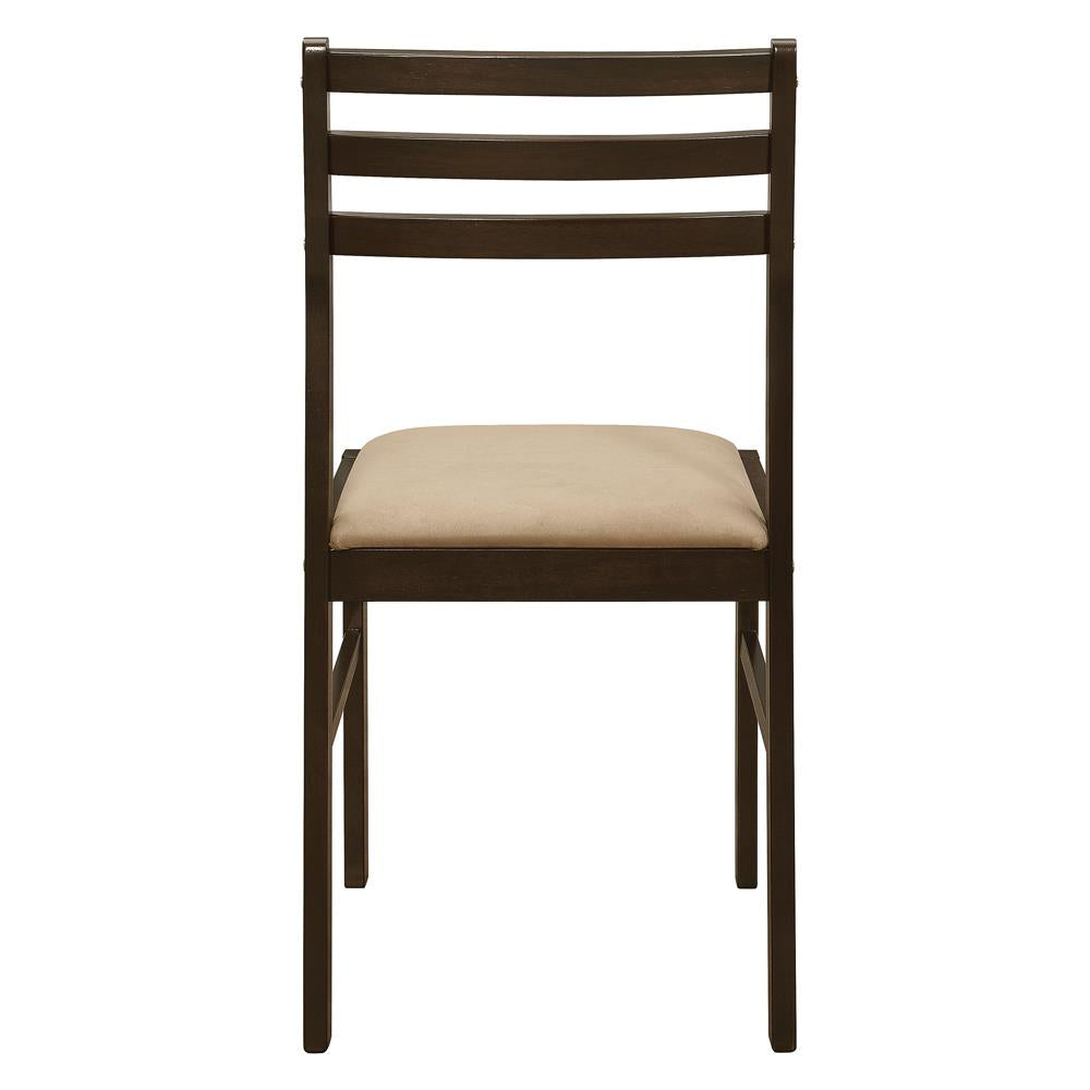 Bucknell 3-Piece Dining Set with Drop Leaf Cappuccino/Tan - 130005 - Bien Home Furniture &amp; Electronics