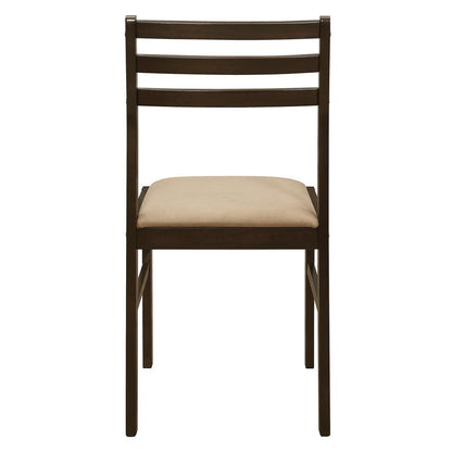Bucknell 3-Piece Dining Set with Drop Leaf Cappuccino/Tan - 130005 - Bien Home Furniture &amp; Electronics