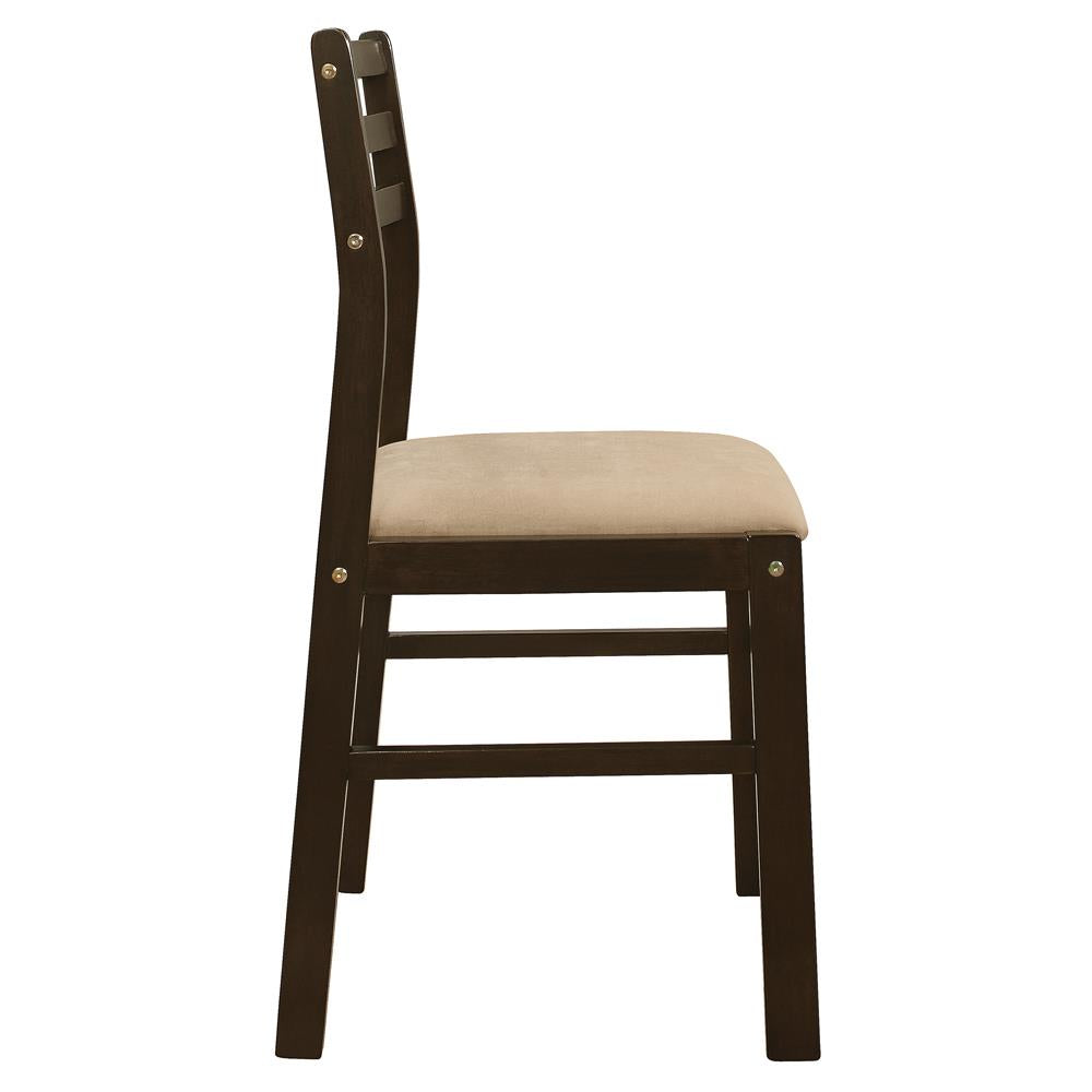 Bucknell 3-Piece Dining Set with Drop Leaf Cappuccino/Tan - 130005 - Bien Home Furniture &amp; Electronics