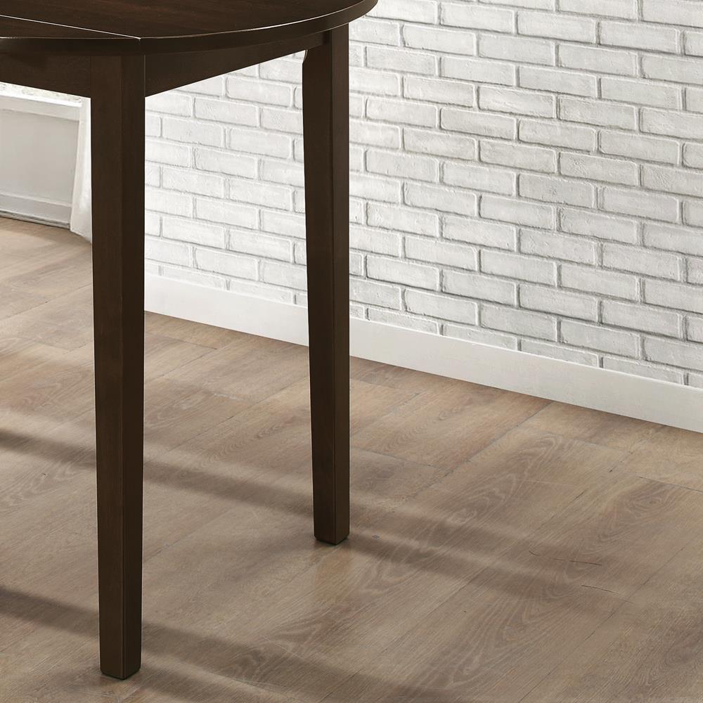 Bucknell 3-Piece Dining Set with Drop Leaf Cappuccino/Tan - 130005 - Bien Home Furniture &amp; Electronics