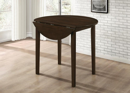 Bucknell 3-Piece Dining Set with Drop Leaf Cappuccino/Tan - 130005 - Bien Home Furniture &amp; Electronics