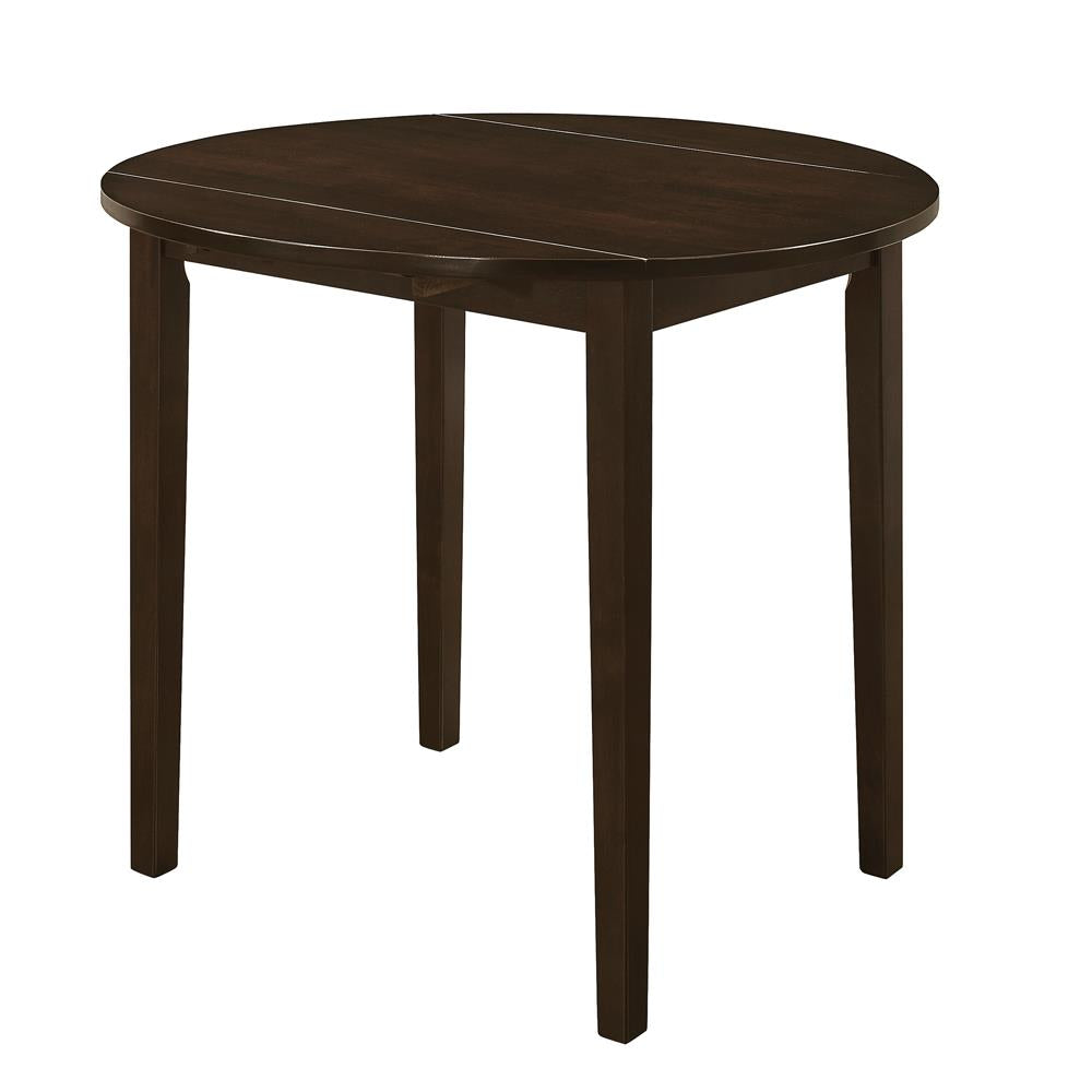 Bucknell 3-Piece Dining Set with Drop Leaf Cappuccino/Tan - 130005 - Bien Home Furniture &amp; Electronics