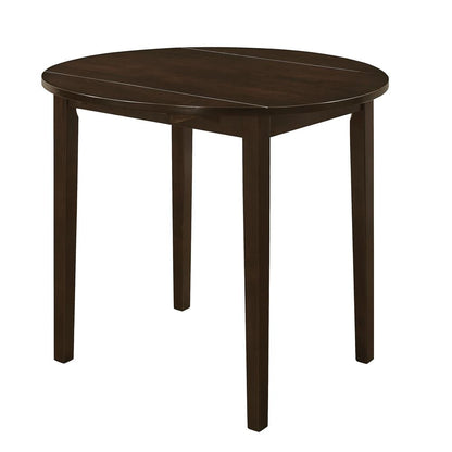 Bucknell 3-Piece Dining Set with Drop Leaf Cappuccino/Tan - 130005 - Bien Home Furniture &amp; Electronics