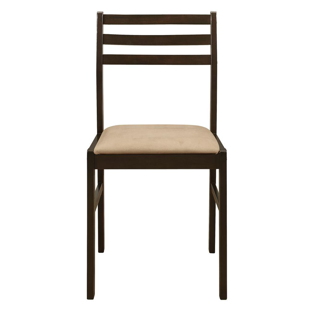 Bucknell 3-Piece Dining Set with Drop Leaf Cappuccino/Tan - 130005 - Bien Home Furniture &amp; Electronics