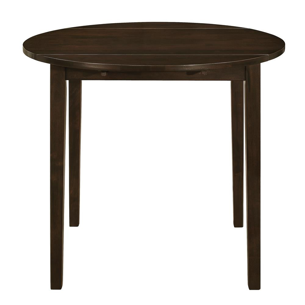 Bucknell 3-Piece Dining Set with Drop Leaf Cappuccino/Tan - 130005 - Bien Home Furniture &amp; Electronics