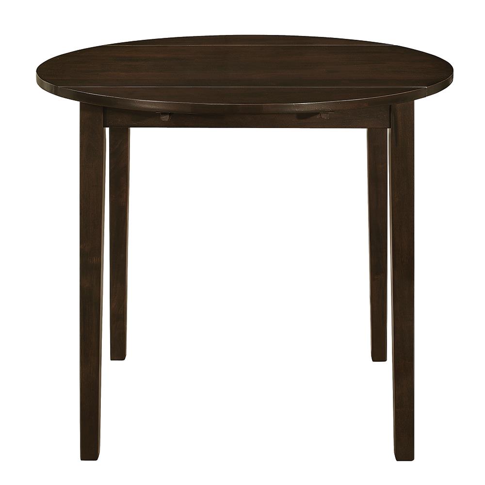 Bucknell 3-Piece Dining Set with Drop Leaf Cappuccino/Tan - 130005 - Bien Home Furniture &amp; Electronics
